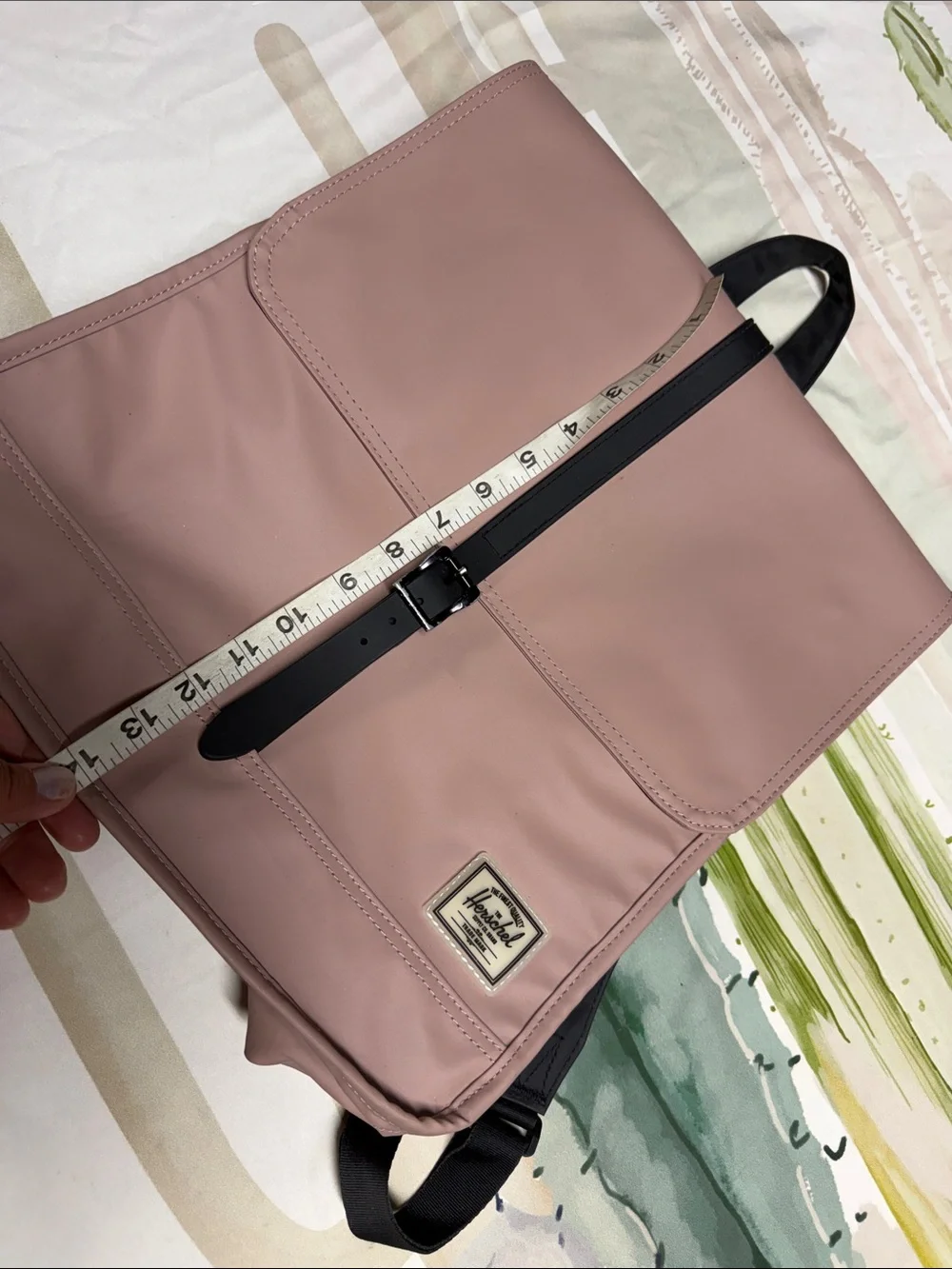 Herschel Supply Company Dusty Pink Backpack with Black Strap